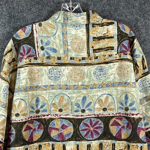 The Territory Ahead Men's 100% SILK Southwestern Button Up Shirt | SS | Size XL - Picture 8 of 12